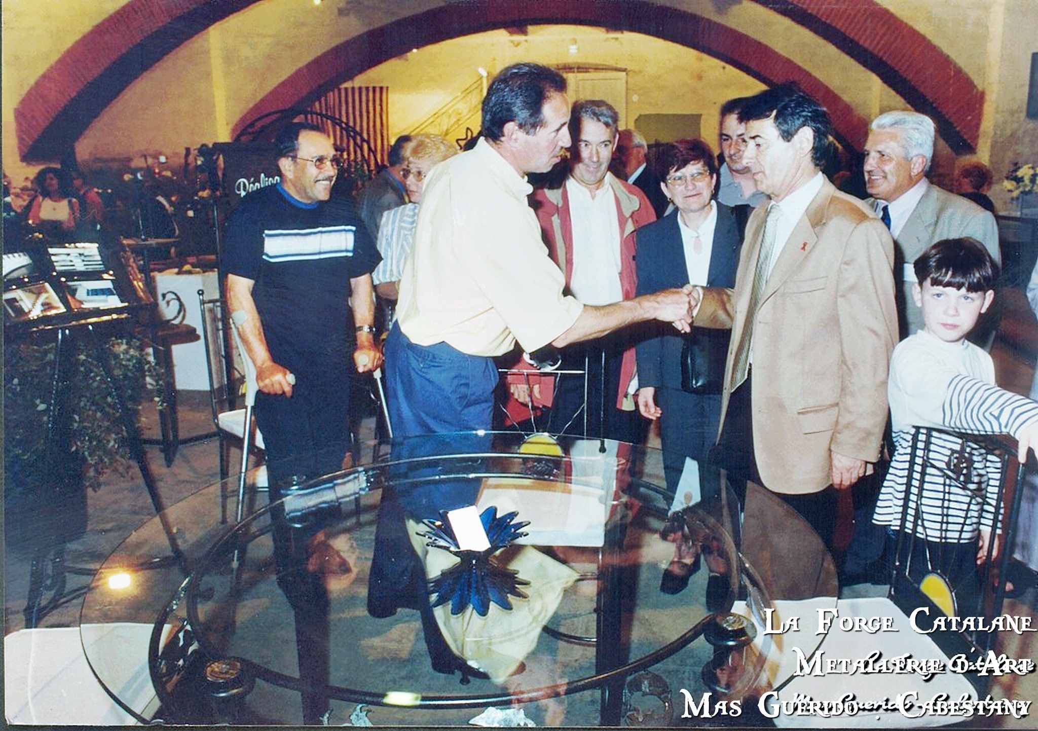 Visite maire perpignan alduy stand expo forge catalane 2.jpg